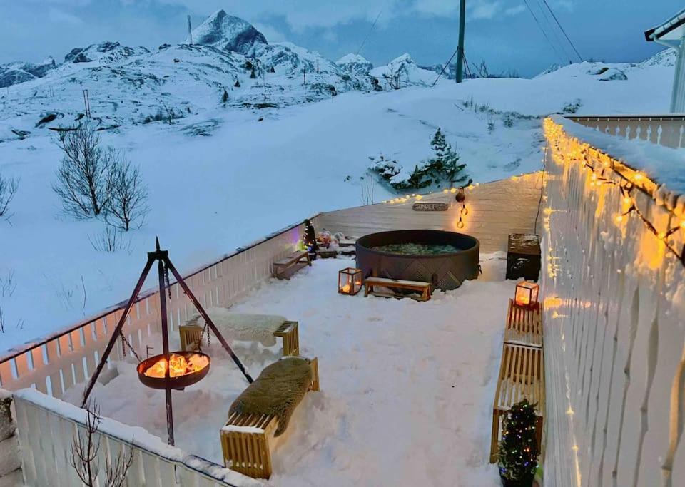 Sundet Lofoten Holiday House Villa Sund  Exterior foto